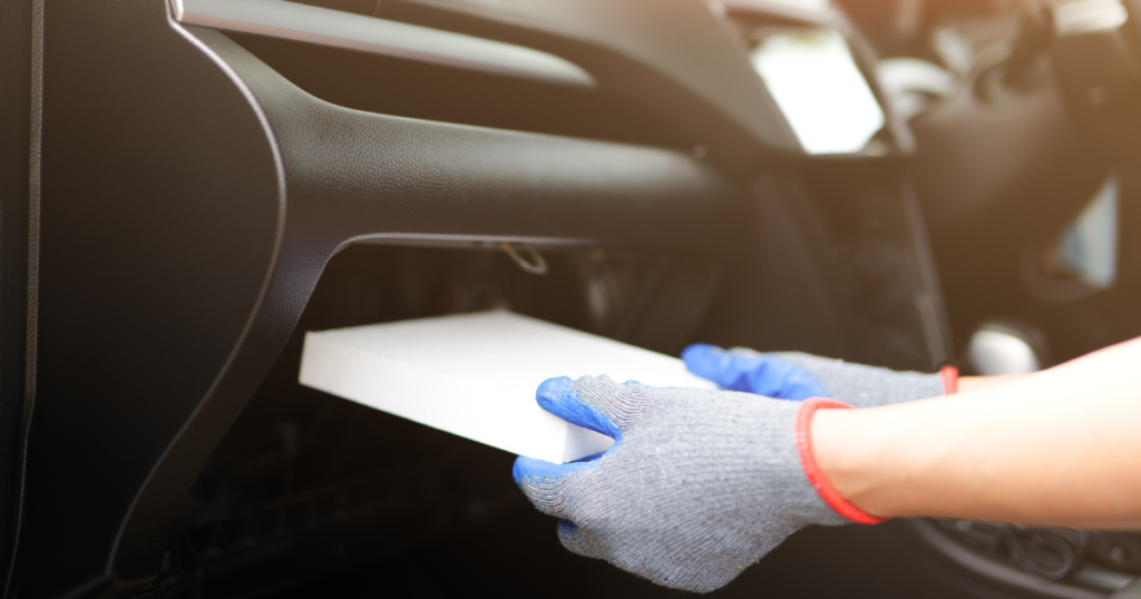 changing cabin air filter