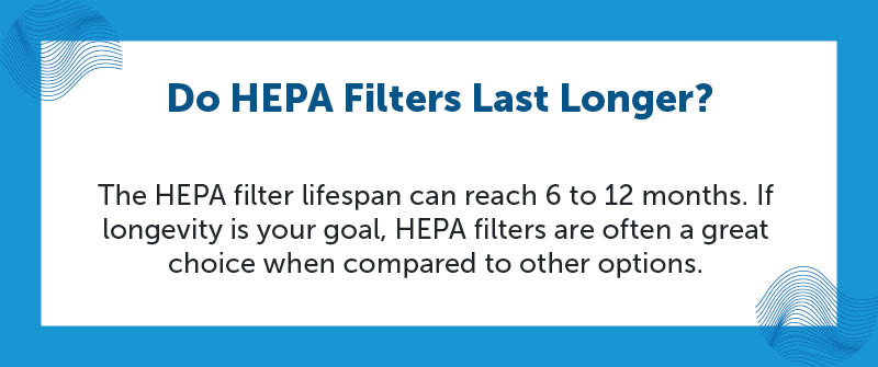 Do HEPA Filters Last Longer?