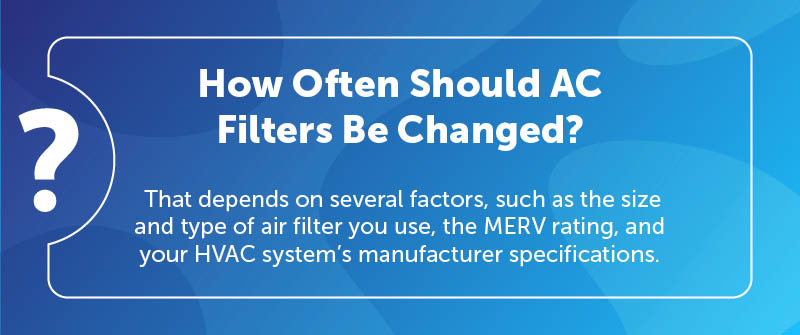 How Often Should AC Filters Be Changed?