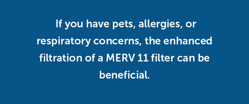 Suitability of MERV 11 Filters for Residential Use