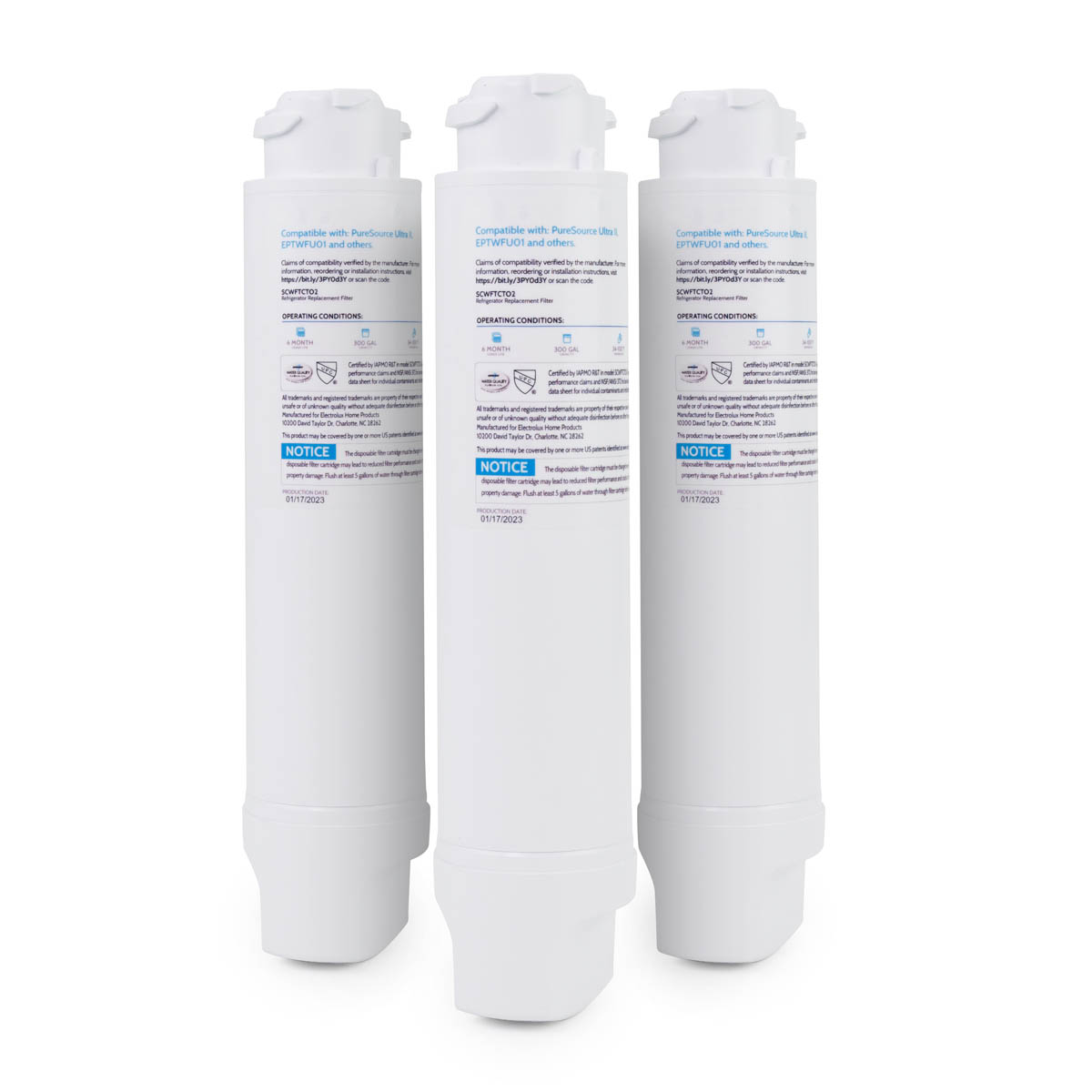 Smart Choice Replacement Water Filter SCWF3CTO for Frigidaire PureSource