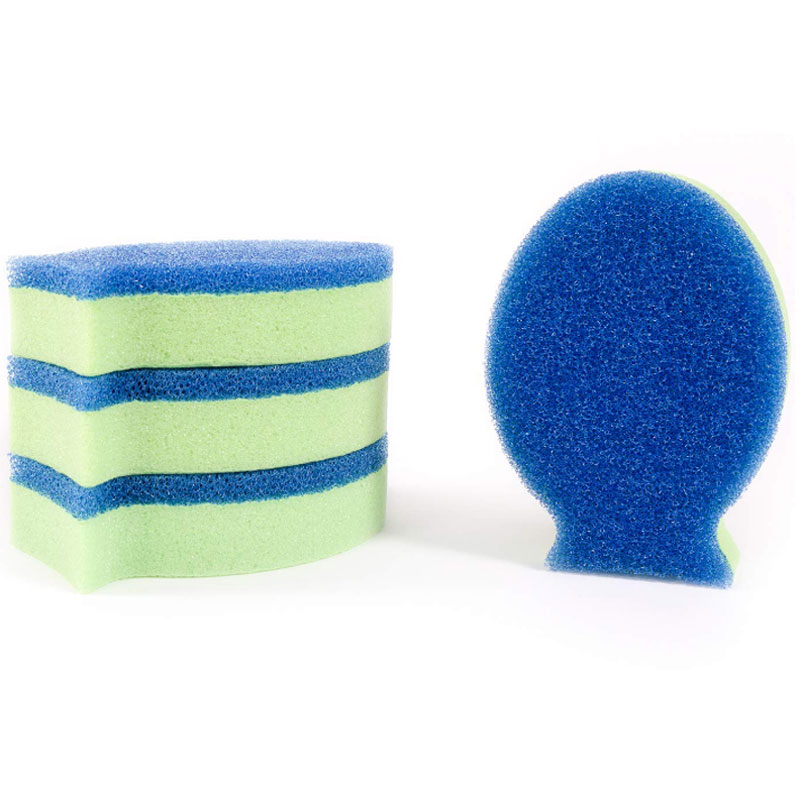 DishFish Non-Scratch Scrubber Sponge For All Purpose 4.5 in. L 1